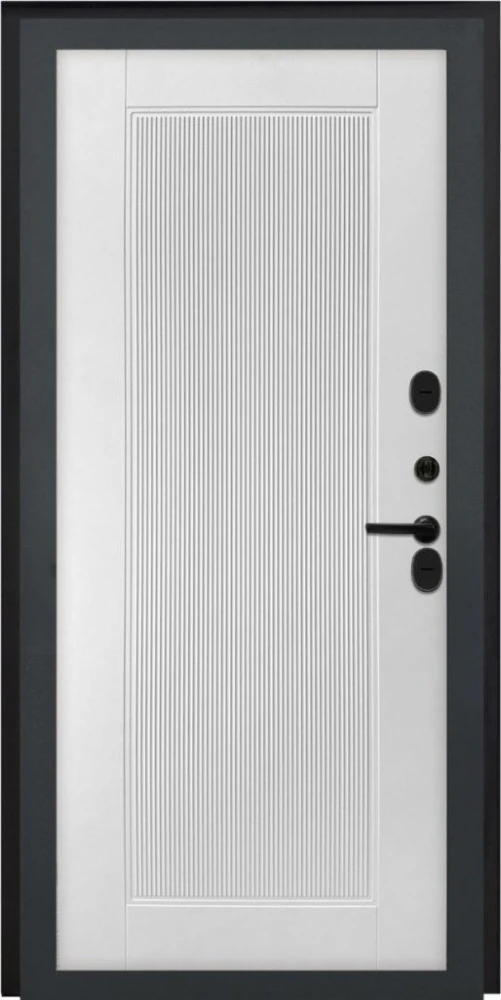 Входная дверь ДвериПРО Модель L-46 ПВХ 10мм Астрод Velutto Bianco DPRO201289 внутренняя сторона