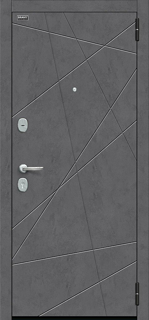 Фото Входная дверь Граффити-5.5 Kale Slate Art/Look Art BR4623 внешняя сторона